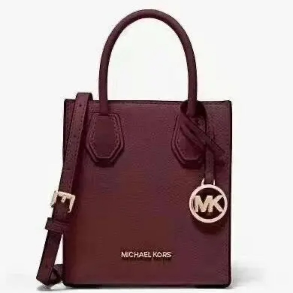 Michael Kors Extra Small Mercer Crossbody Bag NWOT Mulberry Color